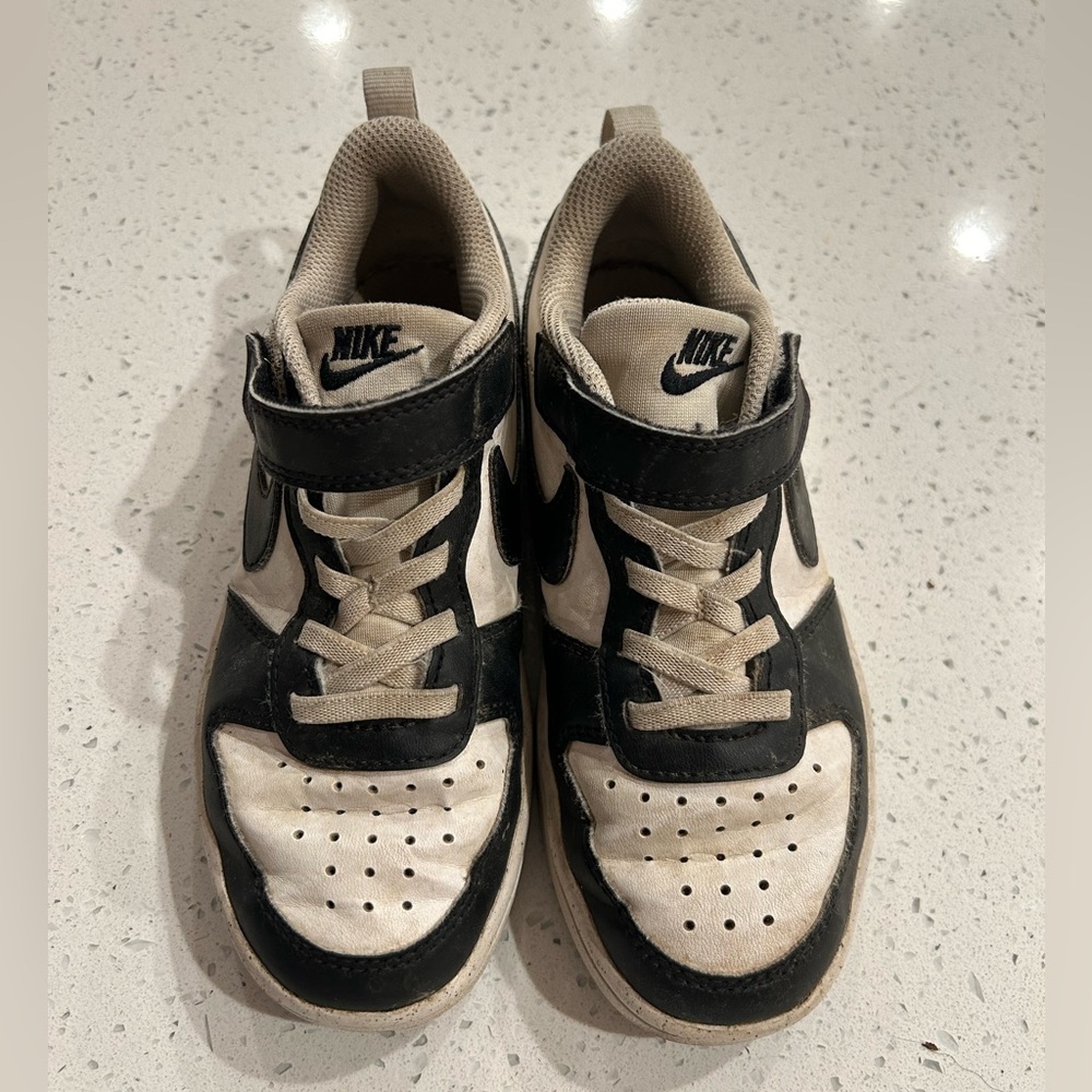 KIDS' NIKE LITTLE KID COURT BOROUGH LOW RECRAFT SNEAKERS Sz 13c
